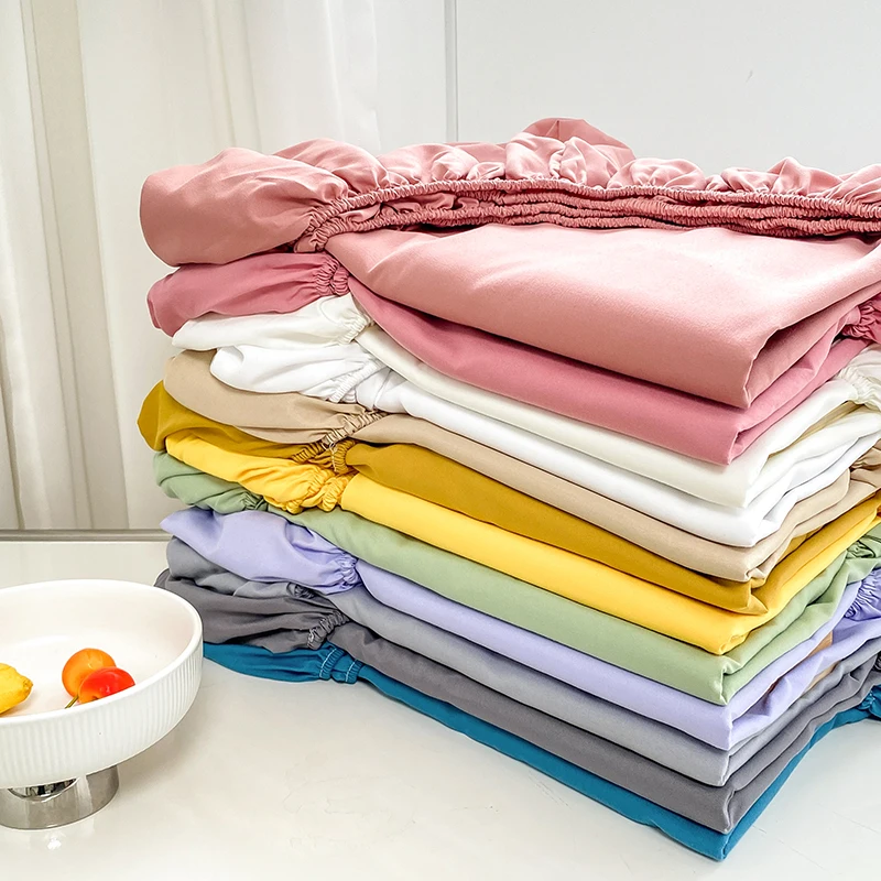 Bed Sheet Microfiber - ダブルベッドシーツ カップル用伸縮フィットシーツ マイクロファイバー 超ソフト ホテルラグジュアリー マットレスカバー