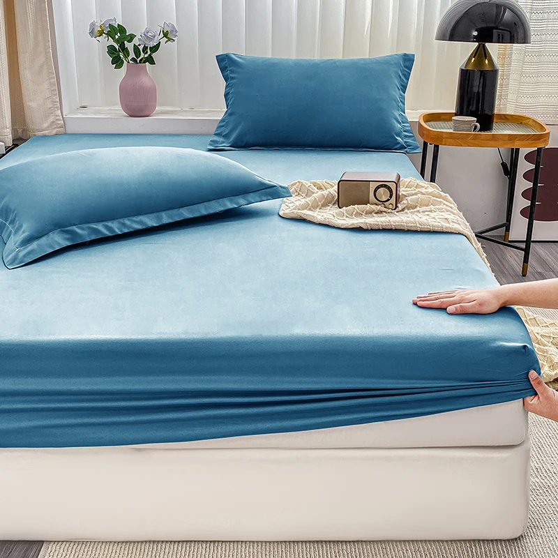 ダブルベッドシーツ カップル用伸縮フィットシーツ マイクロフ - Bed Sheet Microfiber のレビューと価格