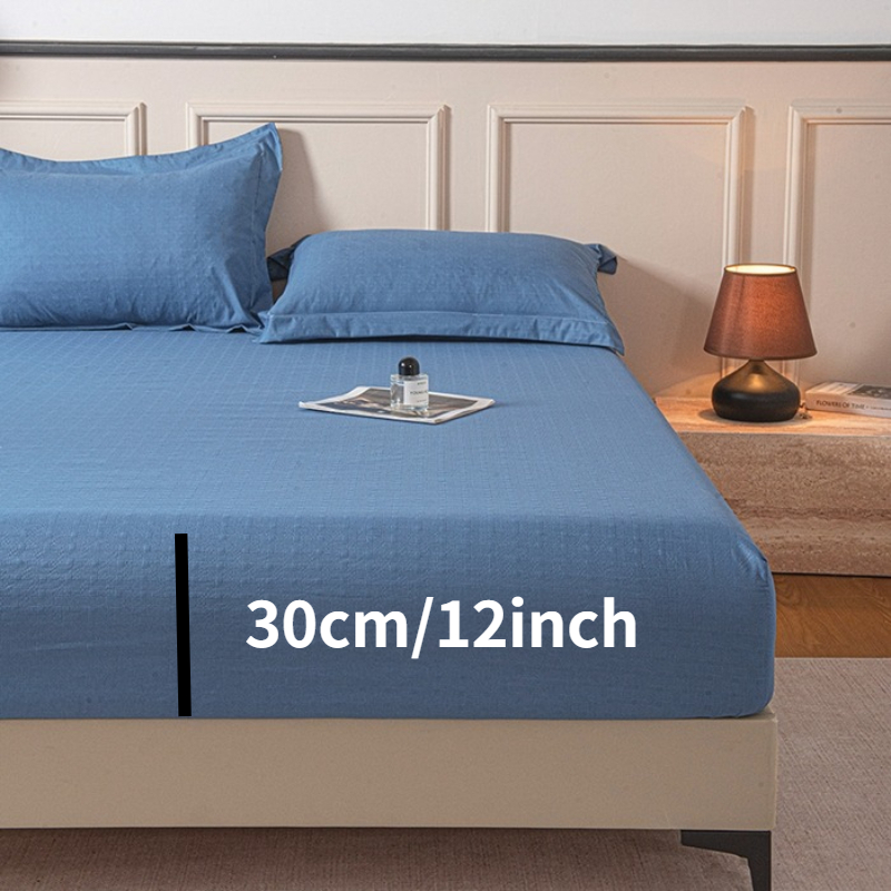 新しいエンボス加工のブラッシュドマイクロファイバーフィットシ - Bed Sheet Microfiber のレビューと価格