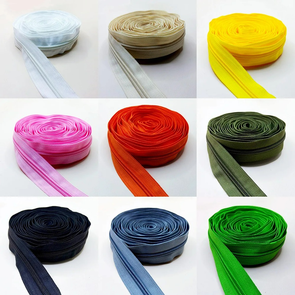 1グループ = 5mジッパー + 10個の金色のジッパーヘッ - Home Textiles Group のレビューと価格