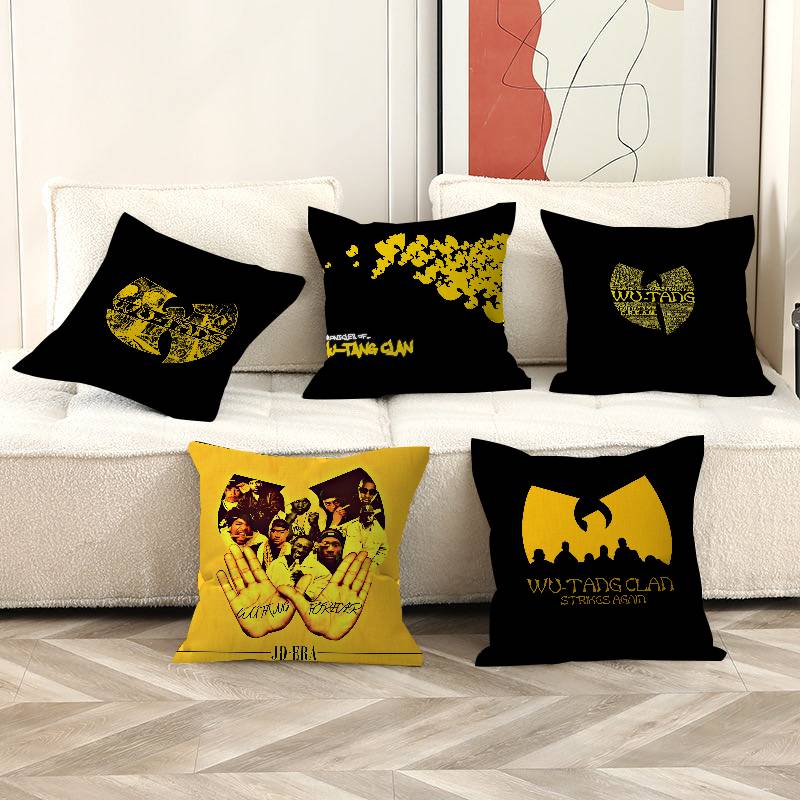 グループW-Wu Tangヒップホップクッションカバー枕カバ - Home Textiles Group のレビューと価格