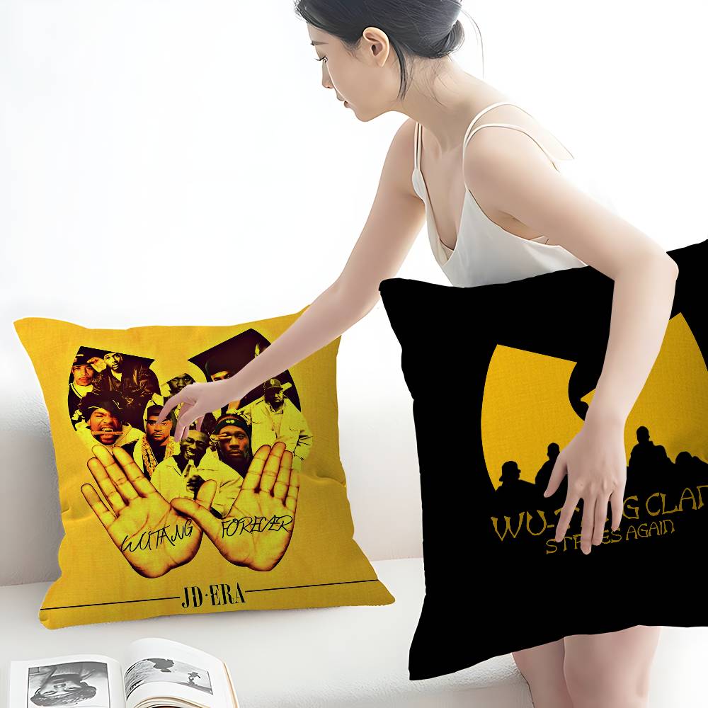 グループW-Wu Tangヒップホップクッションカバー枕カバ - Home Textiles Group のレビューと価格