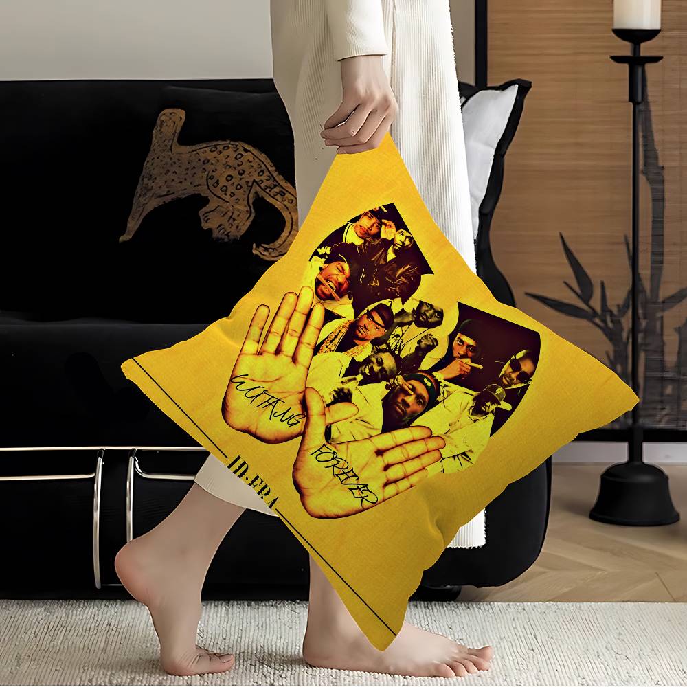 グループW-Wu Tangヒップホップクッションカバー枕カバ - Home Textiles Group のレビューと価格