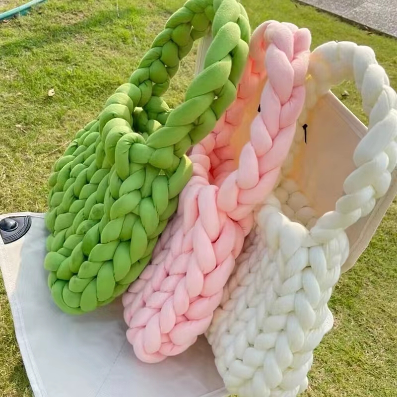 500 グラムスーパーベルベット分厚い糸太いコア綿ウールチュ - Throw Blanket Chunky Knit のレビューと価格