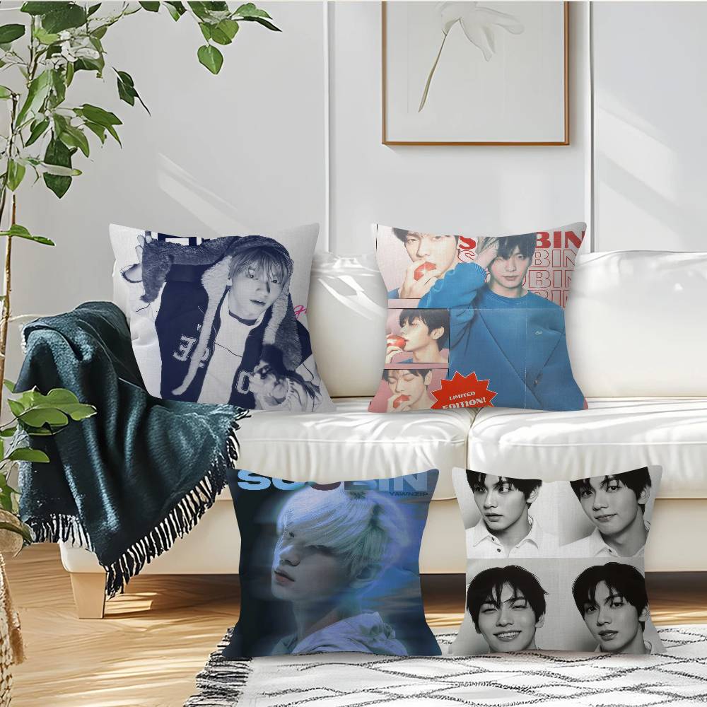 Kpop グループ TxT ソビン枕ギフトホームオフィス装飾 - Home Textiles Group のレビューと価格