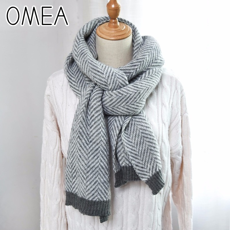 Omea 2019カシミヤスカーフ冬アクセサリーヘリンボーン - Wool Blanket Herringbone のレビューと価格