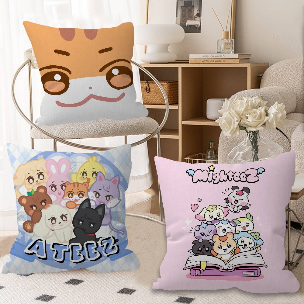 Kpop グループ A-Ateez 枕カバー トゥーン ギフ - Home Textiles Group のレビューと価格