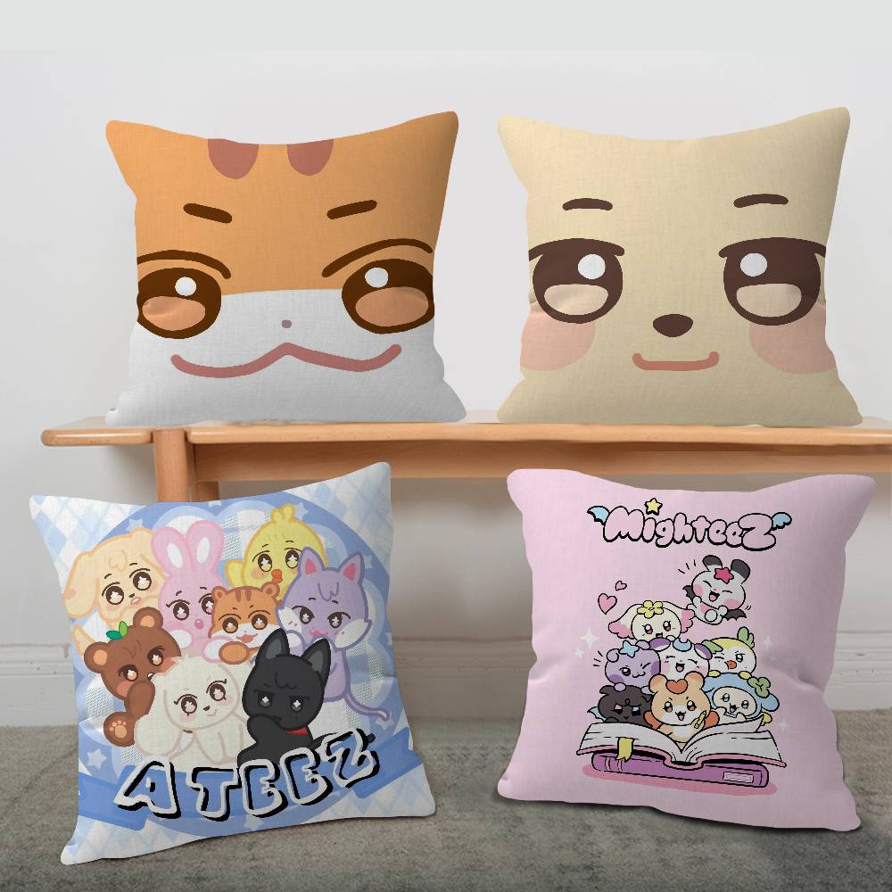 Kpop グループ A-Ateez 枕カバー トゥーン ギフ - Home Textiles Group のレビューと価格