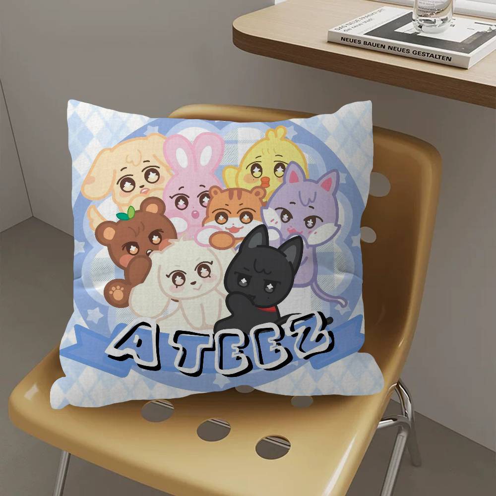Kpop グループ A-Ateez 枕カバー トゥーン ギフ - Home Textiles Group のレビューと価格