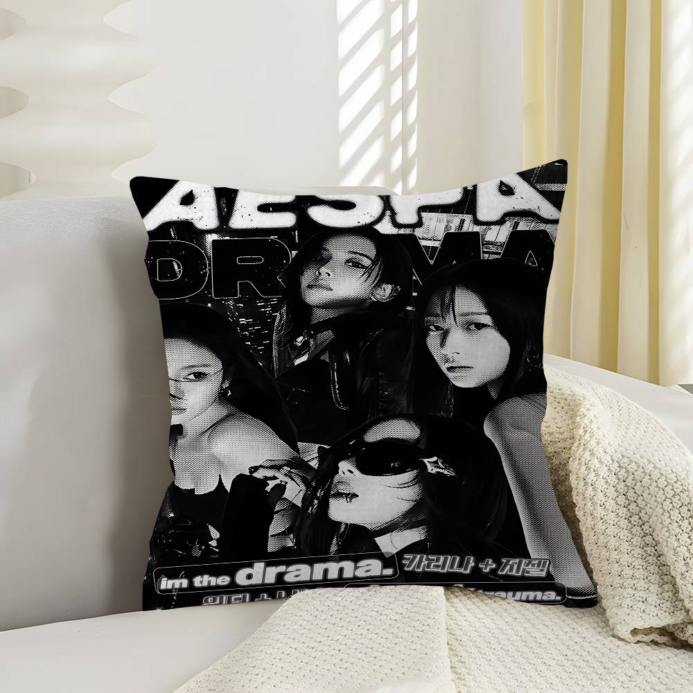 ガールグループ Kpop A-Aespa オフィスクッション - Home Textiles Group のレビューと価格